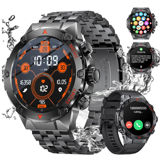Reloj Inteligente Hombres Bluetooth Amoeled Smart Watch 2024