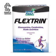Flextrin Glucosamina Condroitina Ácido Ascórbico C/30 Cmd