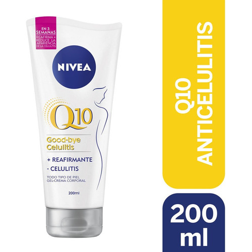 Gel Corporal Nivea Q10 Good By Cellulitis 200ml