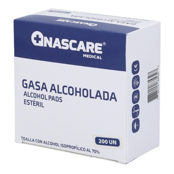 Toallitas Antisépticas Alcohol 70% Caja X 200 Unidades