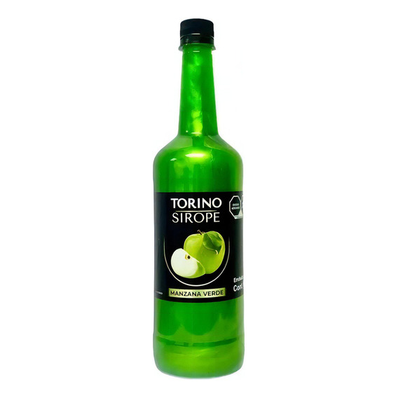 Sirope/jarabe Sabor Manzana Verde Glitter Torino 1 Lt