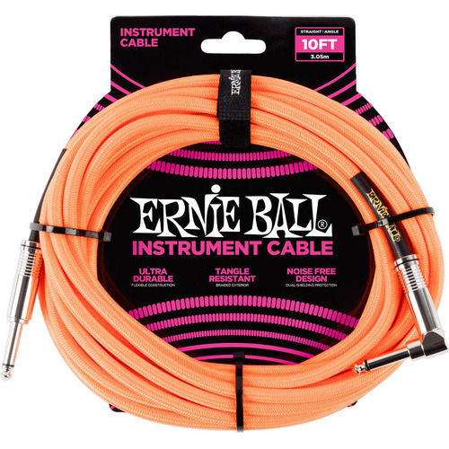 Cable Ernie Ball P06079 Plug Recto - Angular ( L ) 3 Metros