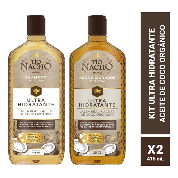 Pack Tío Nacho Ultra Hidratante Shampoo + Acondicionador