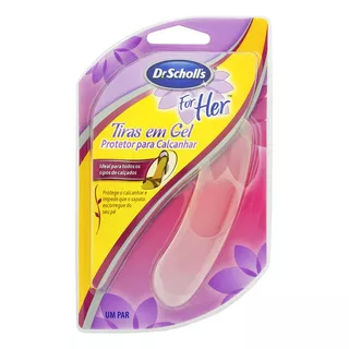 Protetor P/ Calcanhar Dr Scholl's For Her Tiras Em Gel