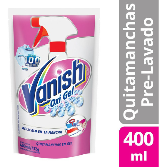 Quitamanchas Vanish Gel Pre-lavado Premium X 400ml Doypack