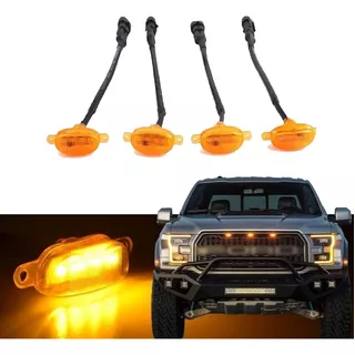 Luces Led Persiana Tipo Ford Universales Por 4 Piezas +ramal