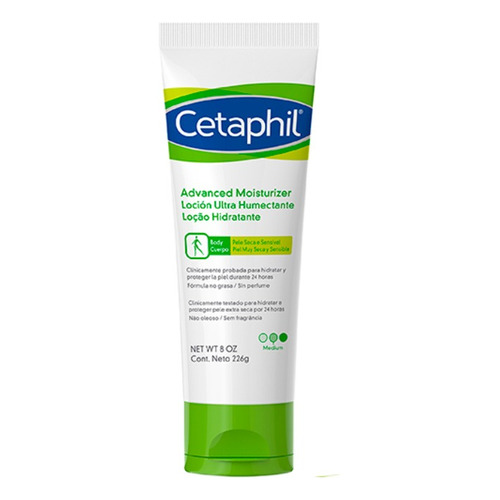  Loción hidratante para cuerpo Cetaphil Crema hidratante avanzada en tubo de 226mL/226g
