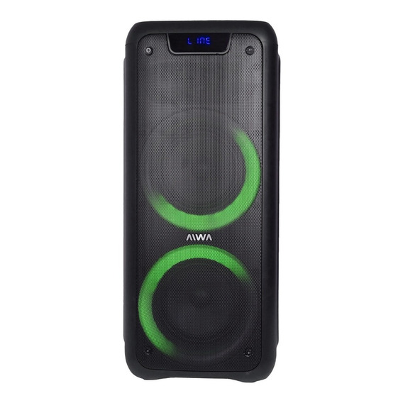 Parlante Aiwa T2050r Bluetooth Portátil Recargable Aux Luces