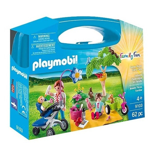 Figura Armable Playmobil Family Fun Maletín Pícnic Familiar