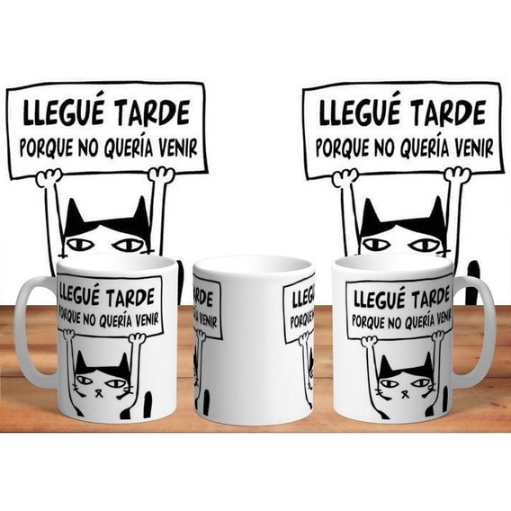 Taza - Tazón De Ceramica Sublimada Memes: No Queria Venir