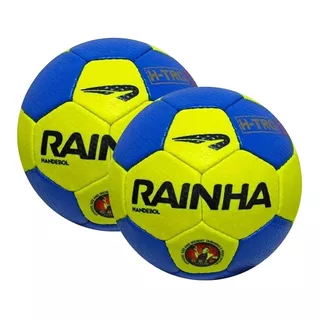 Bola Handebol Rainha T2 Fem Grip Costurada - Kit 2 Bolas