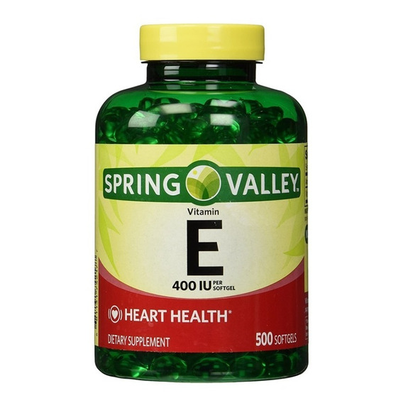 Vitamina E Spring 400iu 500cáps