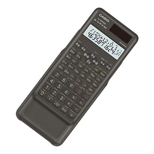 Calculadora Cientifica Casio 401 Funciones Fx-991ms-2, Solar Color Gris Oscuro