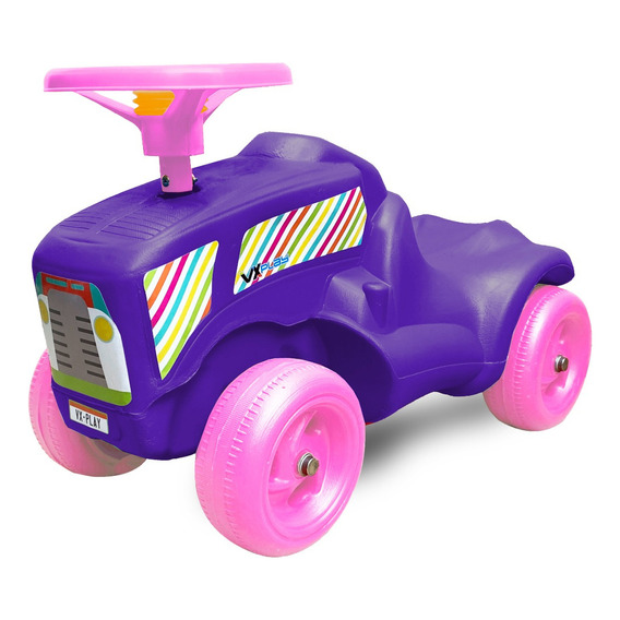 Tractor Infantil Vxplay Pata Pata Andador Irrompible Pvc Color Lila