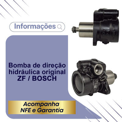 Bomba De Direção Hidráulica Volkswagen 11130 / 13130 Zf 7672