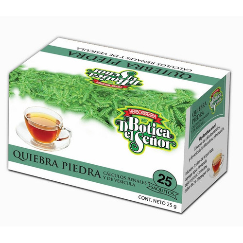 Pack De 2 Té Quiebra Piedra Botica Del Señor 25 Saquitos