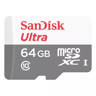 Tarjeta De Memoria Sandisk Sdsquns-064g-gn3ma  Ultra Con Adaptador Sd 64gb