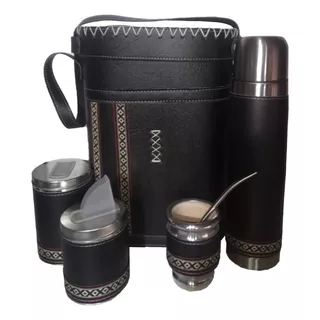 Set Matero Equipo Completo Guarda Pampa Termo 1l Excelente