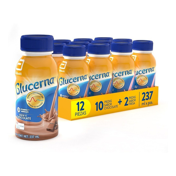 Glucerna Abbott Vitaminas Y Minerales 237 Ml C/u X12