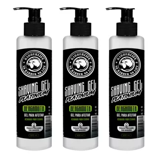 3 Gel Rasurar Afeitado Barberlife Ice 500ml