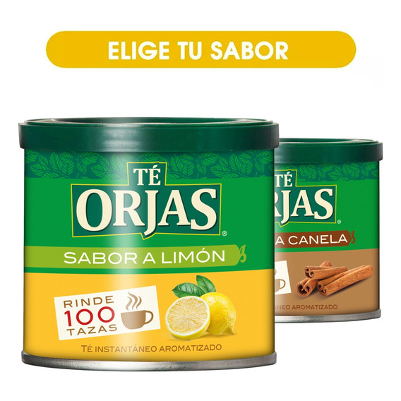 Te Orjas Instantáneo Aromatizado 30g - Elige Tu Sabor