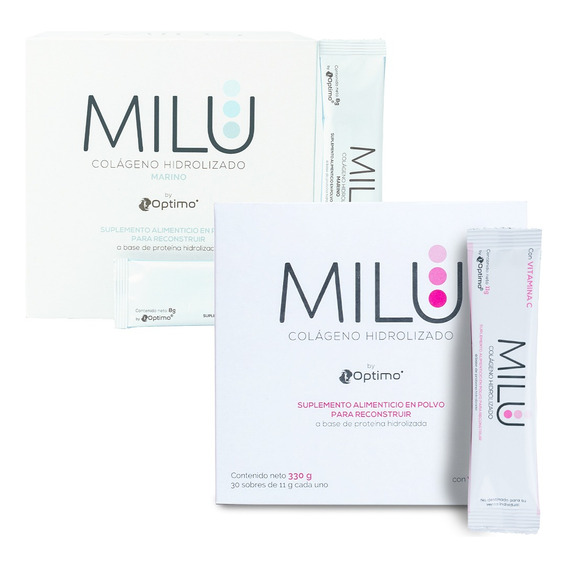 Kit Milu Colágeno Vitamina C + Colágeno Marino