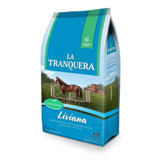 Yerba Mate La Tranquera Liviana 1 Kg Suave Premium Sin Tacc