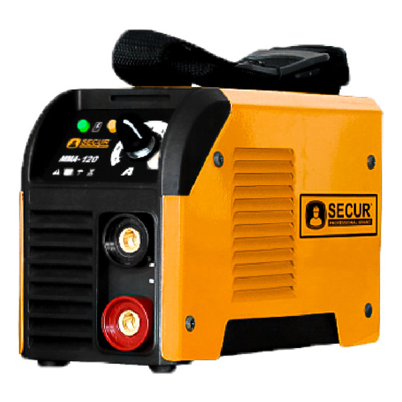 Soldadora Inverter Secur Electrodo 160 A Profesional Color Amarillo