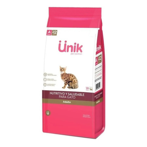 Alimento Unik Premium para gato adulto sabor mix en bolsa de 2 kg