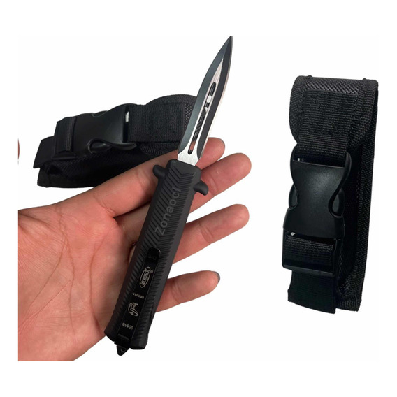 Cuchillo Navaja Automatica Retractil Horizontal 17 Cm