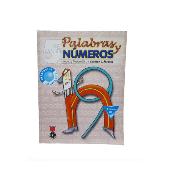 Libro Palabras Y Números 1ro, 5to Y 6to Grado.  Nuevo.