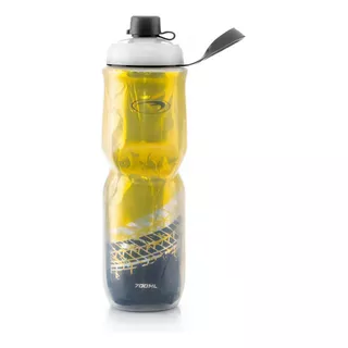 Garrafa Térmica 700ml Squeeze Caramanhola Bike Academia Cor Amarela