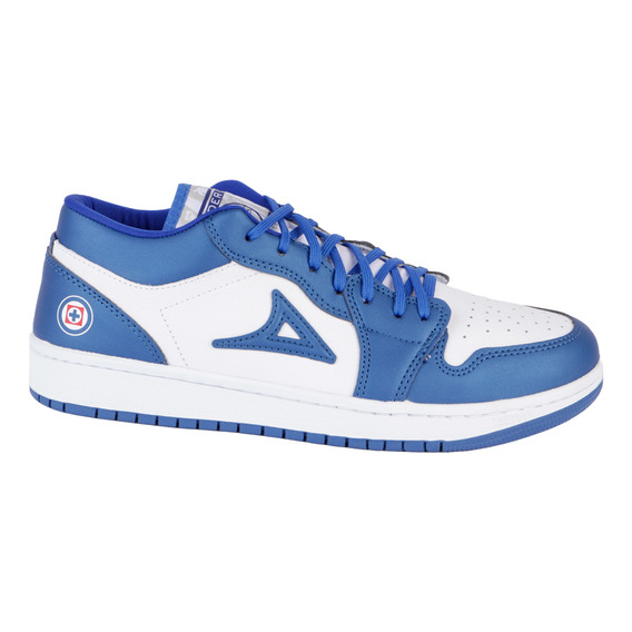 Tenis Urbano Color Azul Rey Pirma Para Hombre Cruz Azul 5049