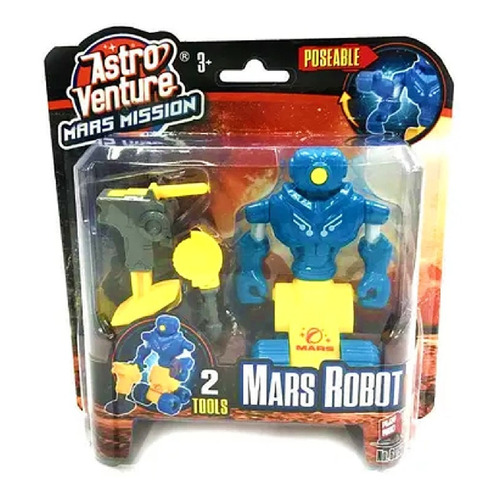 Figura Robot Mision Marte Con Herramientas Astro Venture