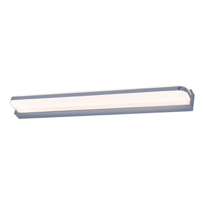 Aplique Led Cromo Y Acrilico Diseño Moderno 12w 52cm 