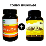 Kit Imunidade Cúrcuma + Geleia Real Com Própolis Natural