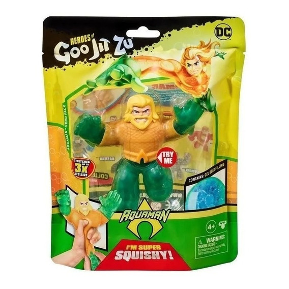 Goo Jit Zu Figura Heroes Dc Comics Muñeco Flexible