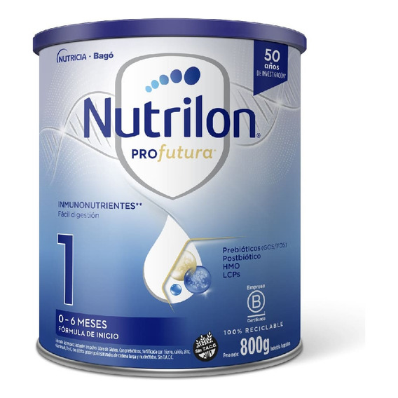 Nutrilon Profutura 1 X 800 Gr 6 Latas Leche Nutricia Bagó