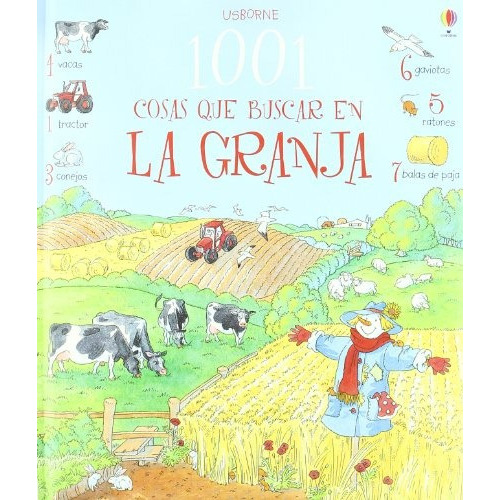 1001 Cosas Que Buscar En La Granja, De Vv.aa. Editorial Usborne, Tapa Blanda, Edición 1 En Español