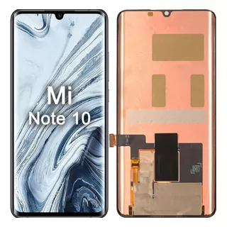 Tela Frontal Touch Compatível Mi Note 10/note 10 Pro Oled