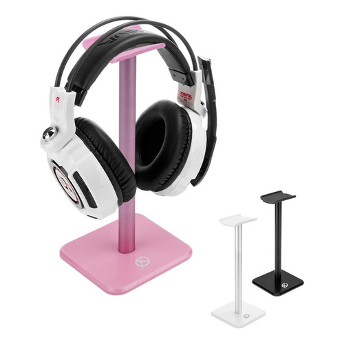 Soporte Para Auriculares Stand Headset Gamer Office  Color Rosa