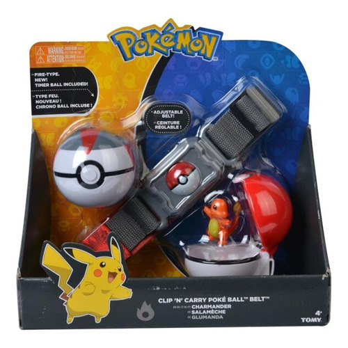 Pokemon Clip N Carry Poke Ball Charmander 2 Pokebolas