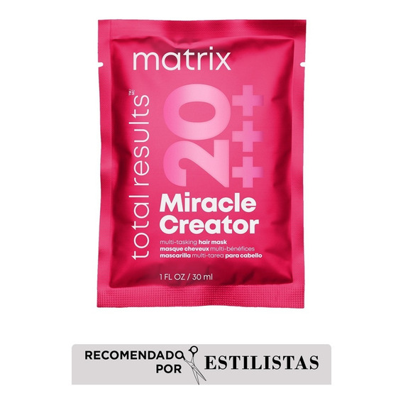 Mascarilla Matrix Tr Miracle Creator, Cofre Con 10 Sachets 