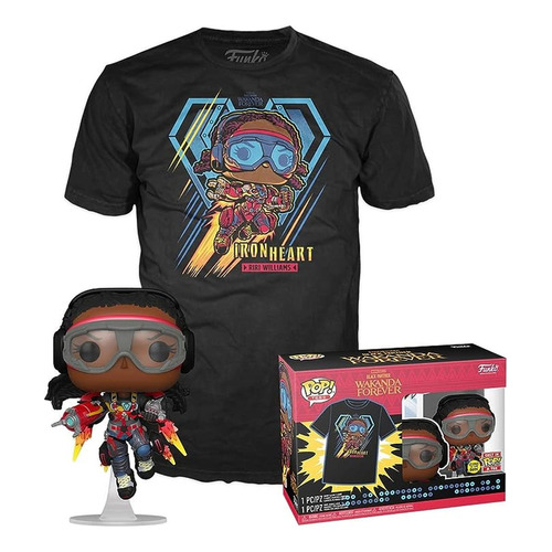 Funko Pop & Tee Ironheart Mk1 Glow Playera L