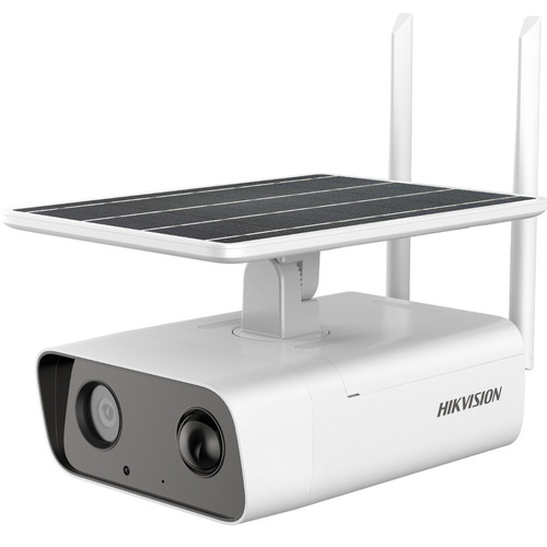 Camara Seguridad Ip Hikvision 4g Panel Solar 4mp Bateria Pir Color Blanco