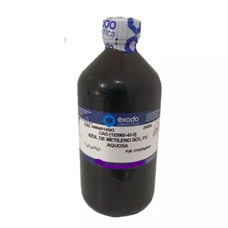 Azul Metileno - Solução Aquosa 1% - Frasco 1 Litro