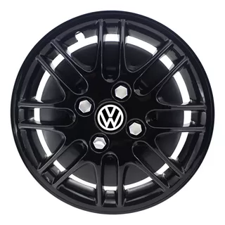 Tasa Negra Adap Volkswagen Rodado 13  Negra + Logo