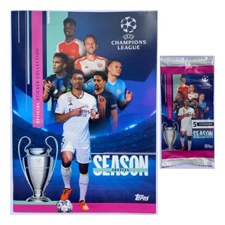 Figuritas Champions League 2023/24 Album + 25 Sobres Fs