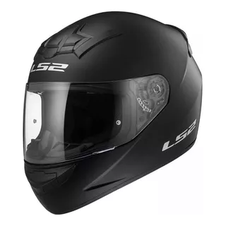 Casco Para Moto Integral Ls2 Rookie Ff352  Matt Black Solid Talle M 