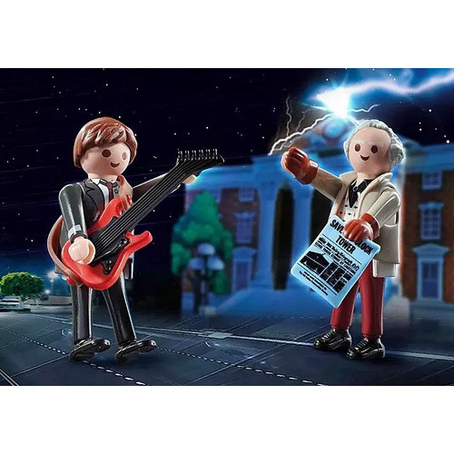 Figuras Armables Playmobil Marty Mcfly Y Dr. Emmet Brown